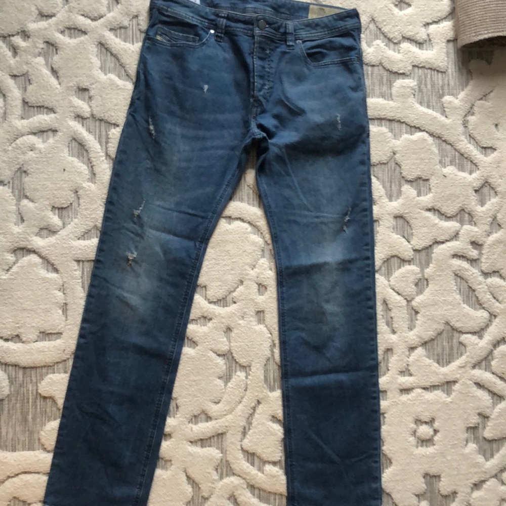 Diesel Safado Mens Jeans - Regular Slim-Straight